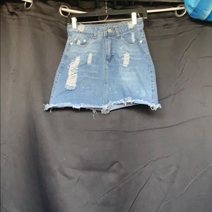 Denim skirt